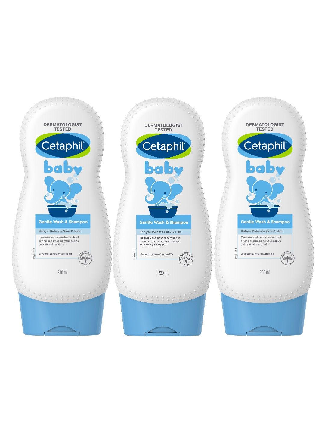 Cetaphil Baby Baby Gentle Wash & Shampoo (230ml) (3-pack)