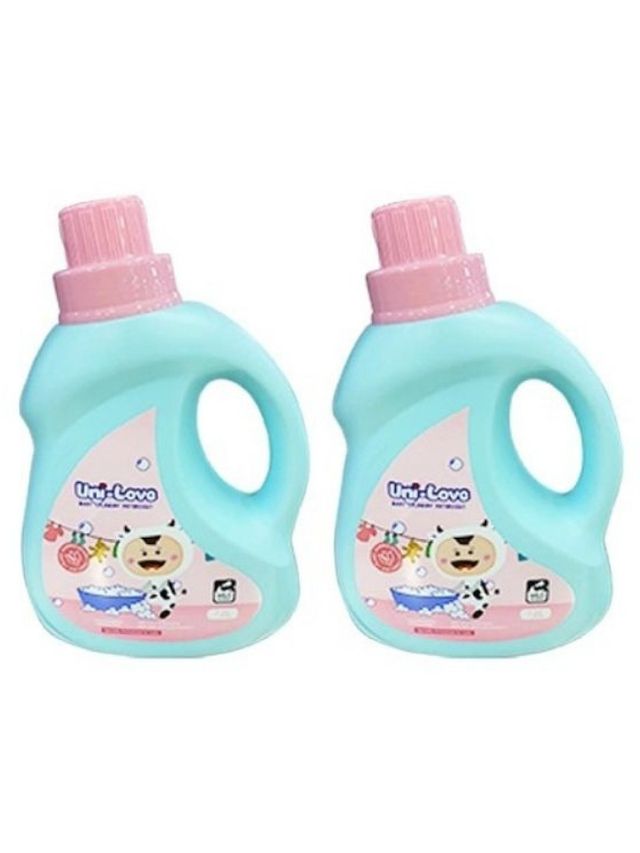 Uni-love Baby Laundry Detergent (1.2L, 2-pack) (Milk Scent)