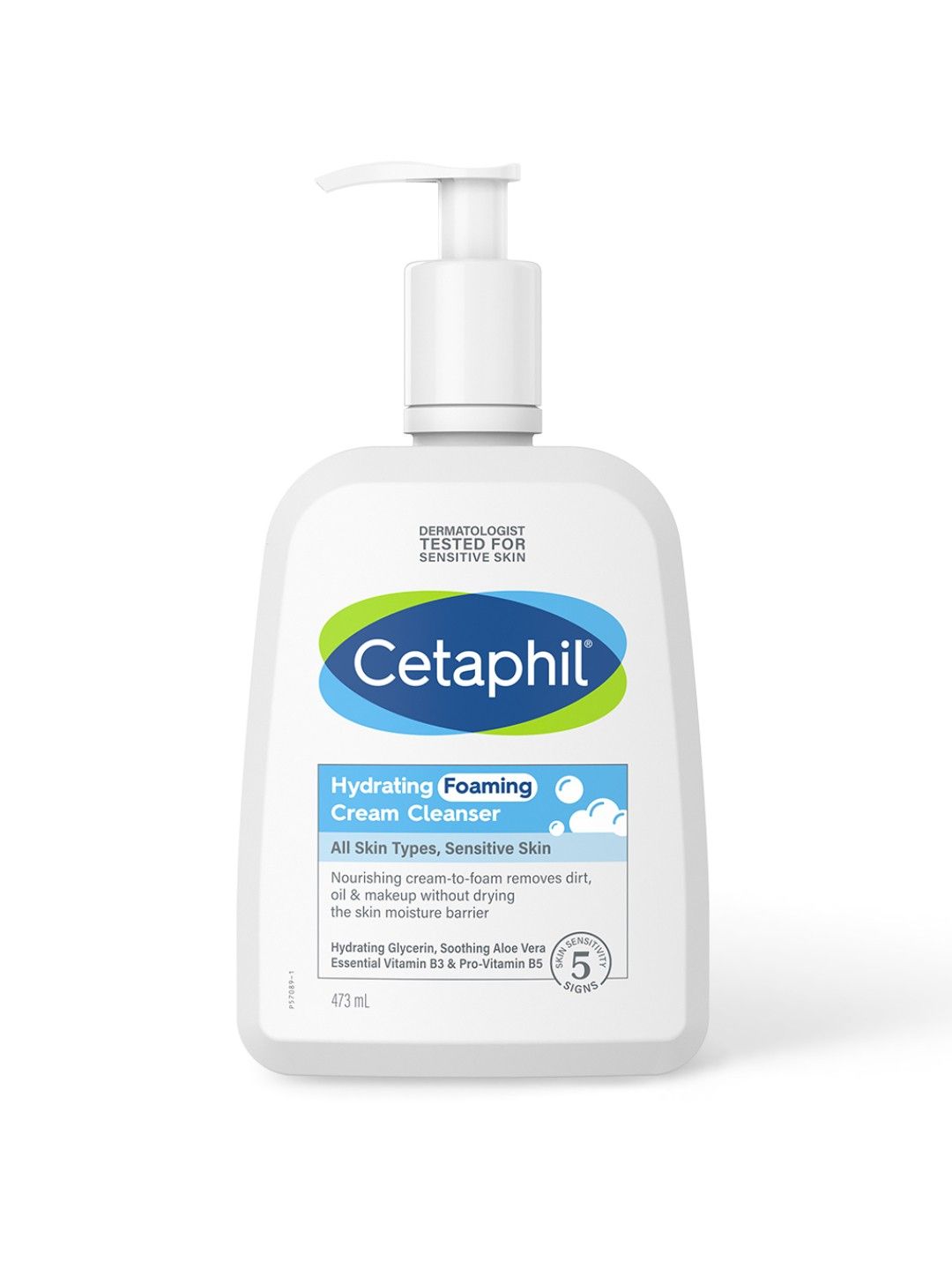 Cetaphil Hydrating Foaming Cream Cleanser (473ml) (No Color- Image 1)