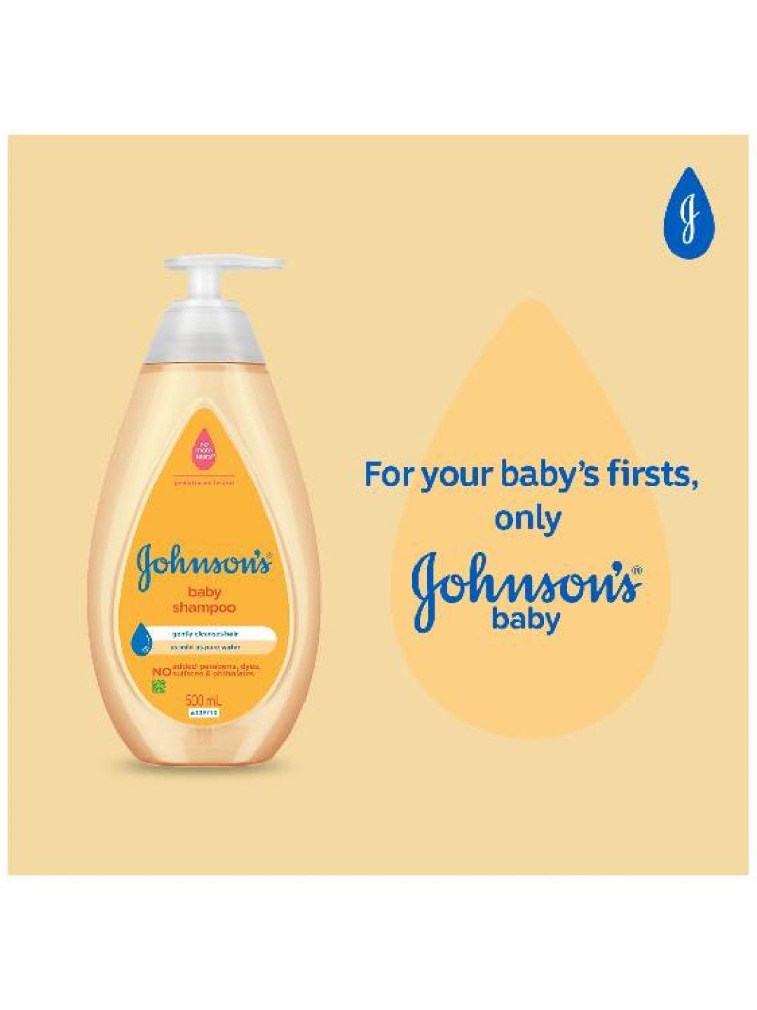 Johnson's Baby Shampoo (500ml) [Expiry: Aug 2026] (No Color- Image 3)