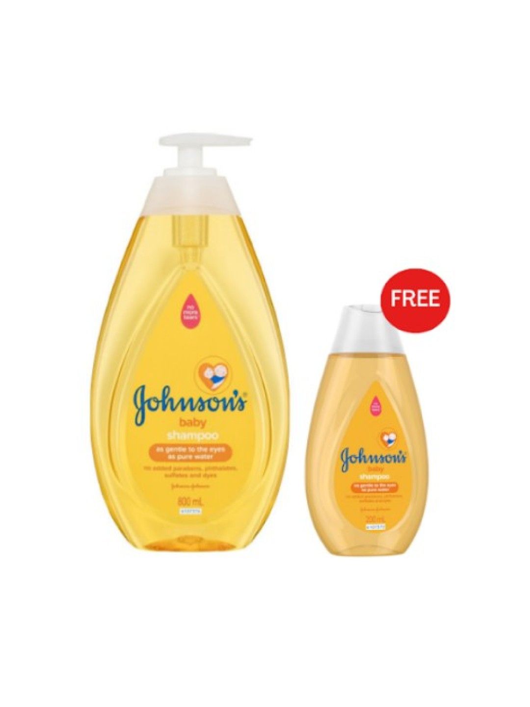 Johnson's Baby Shampoo (800ml)+ FREE 200ml (No Color- Image 1)