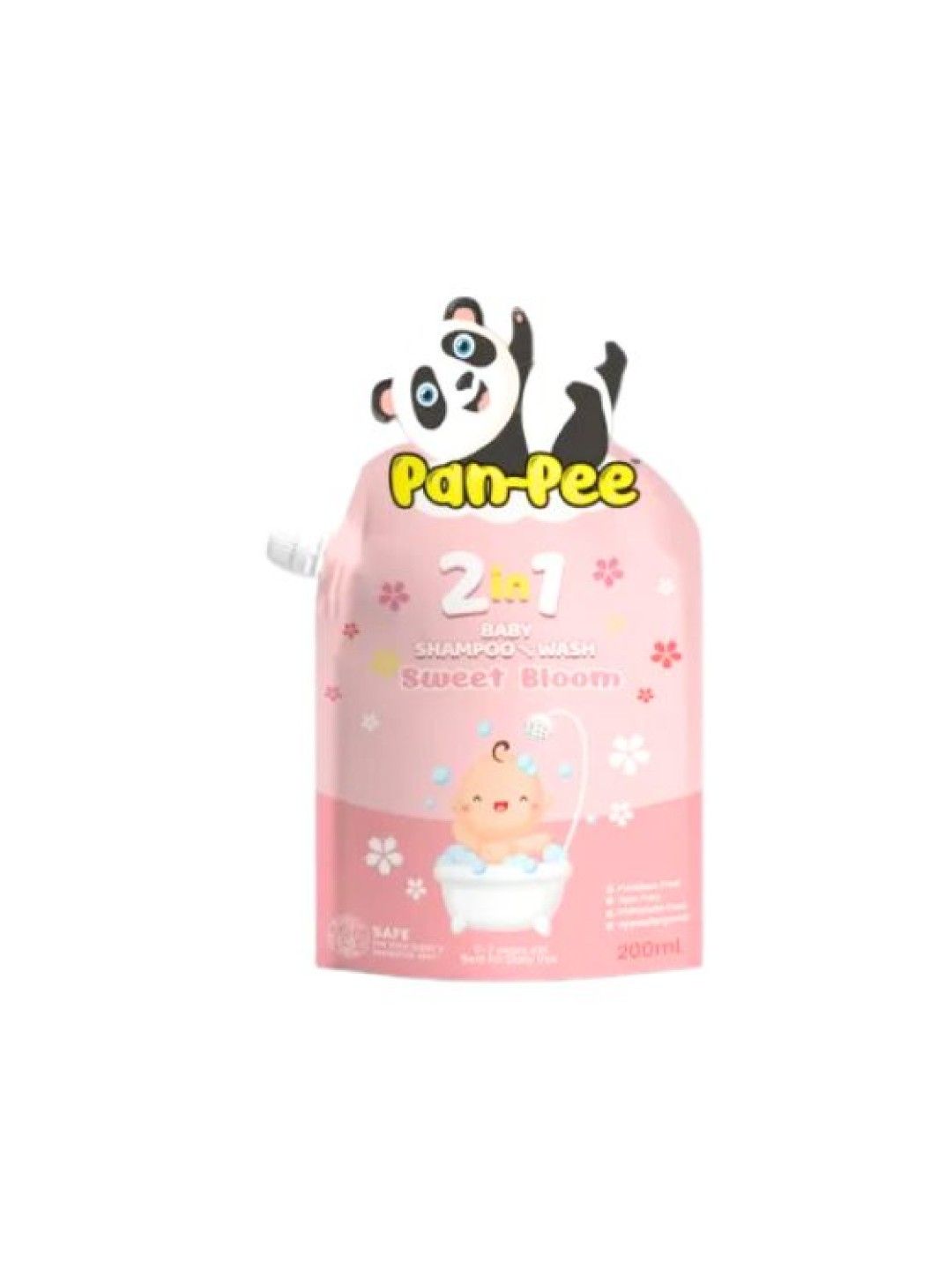 PanPee Baby Shampoo & Wash Sweet Bloom (200ml)