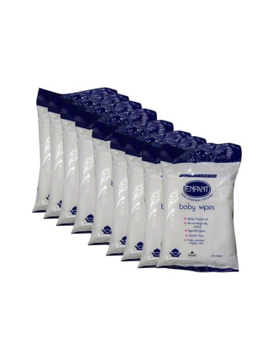 Enfant Baby Wipes (20 Sheets) x 8 pack (No Color- Image 1)