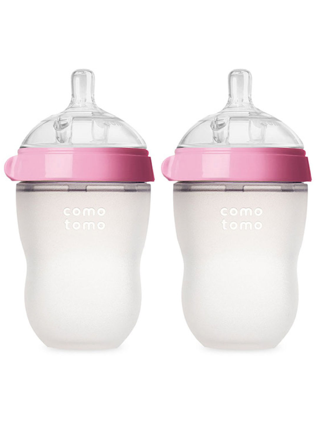 Comotomo Baby Bottle Bundle (Pink- Image 3)