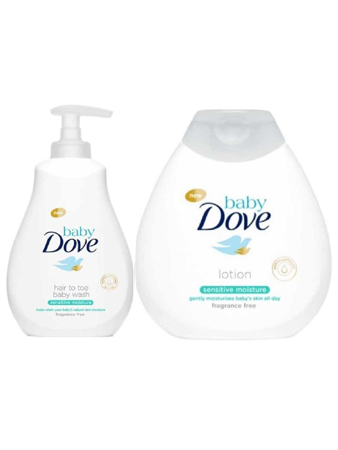 Baby Dove Hair To Toe Wash and Lotion Sensitive Moisture Bundle (200ml) (No Color- Image 1)