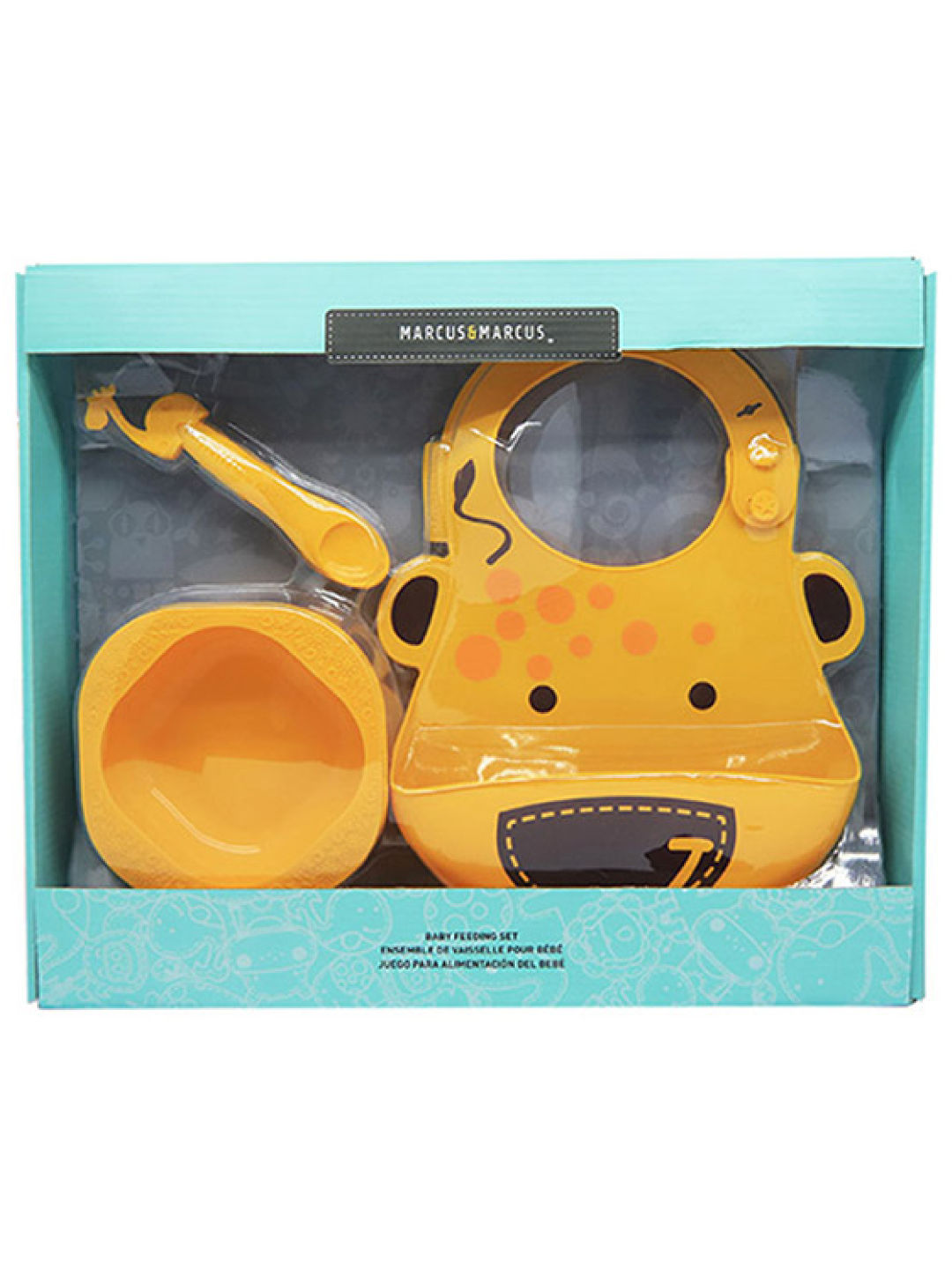 Marcus & Marcus Baby Feeding Set (Yellow- Image 2)