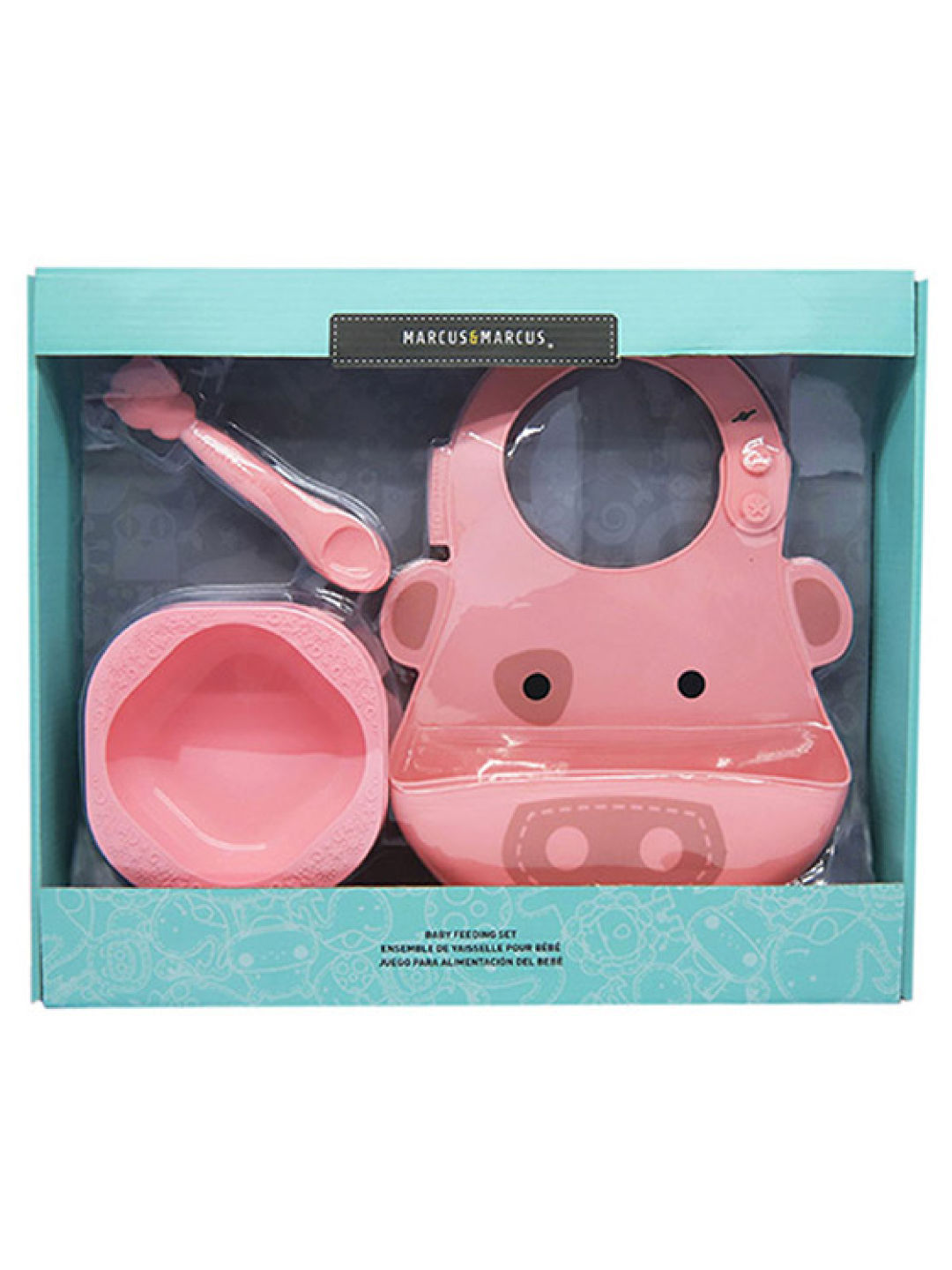 Marcus & Marcus Baby Feeding Set (Pink- Image 2)