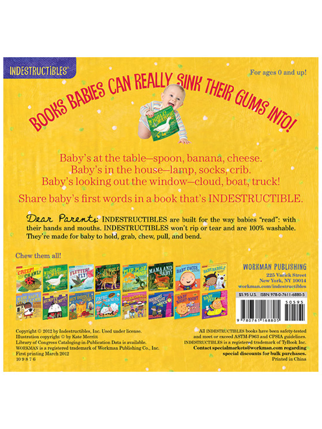 Indestructibles Baby Babble (No Color- Image 3)