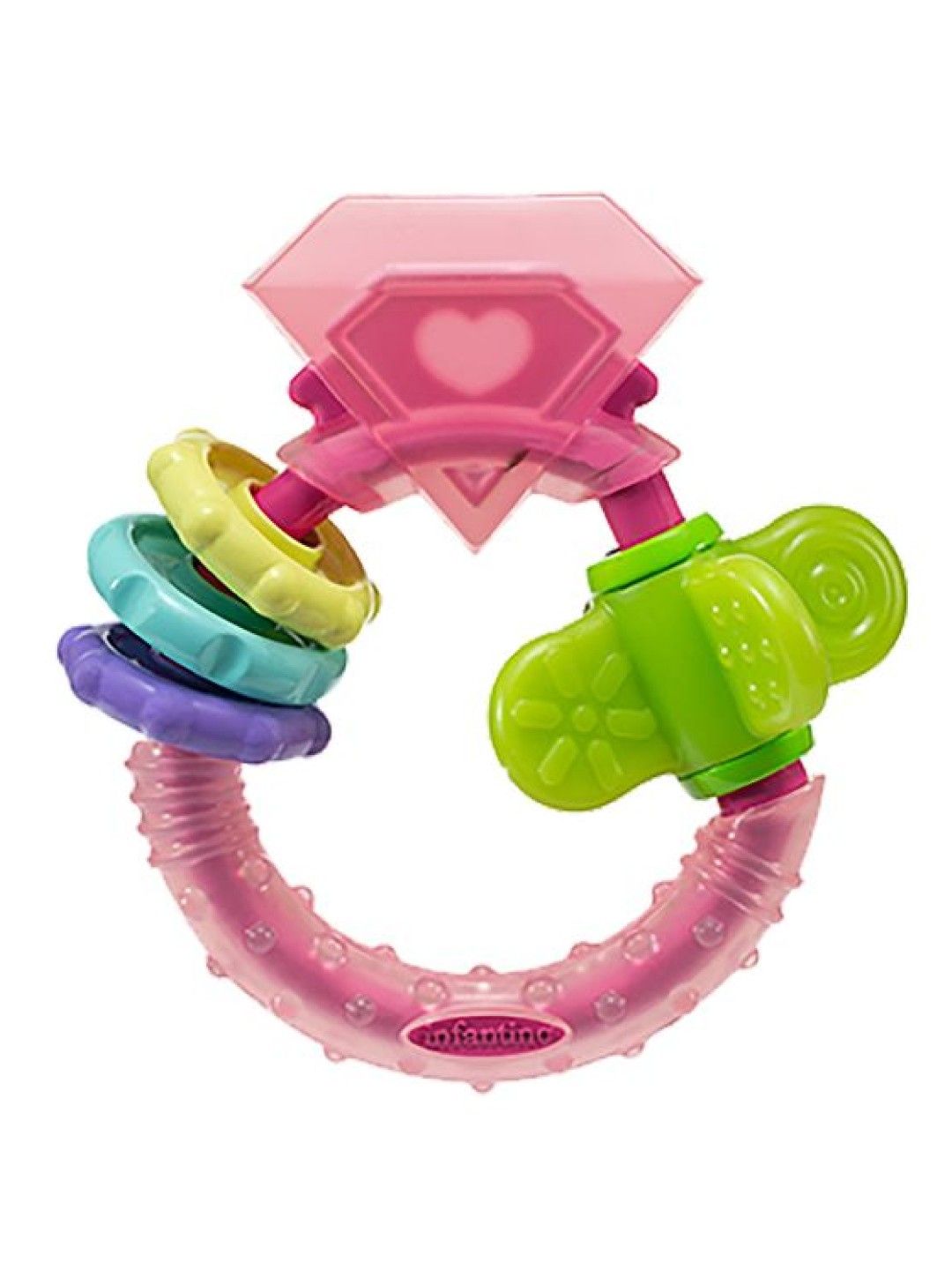 Infantino Chew & Play Ring Teether (No Color- Image 2)
