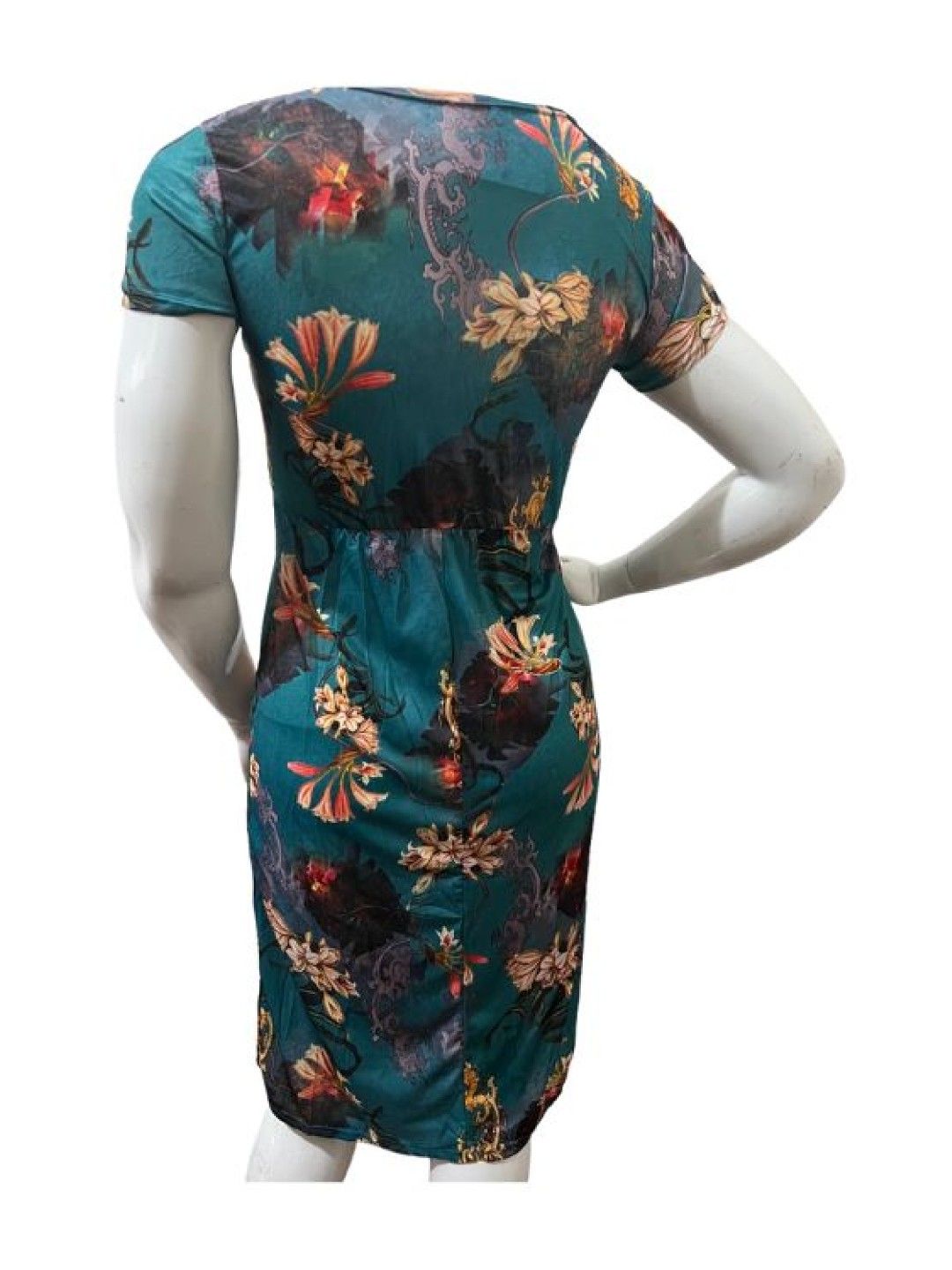 QT Hub Freesize Dress (829) (Green- Image 2)
