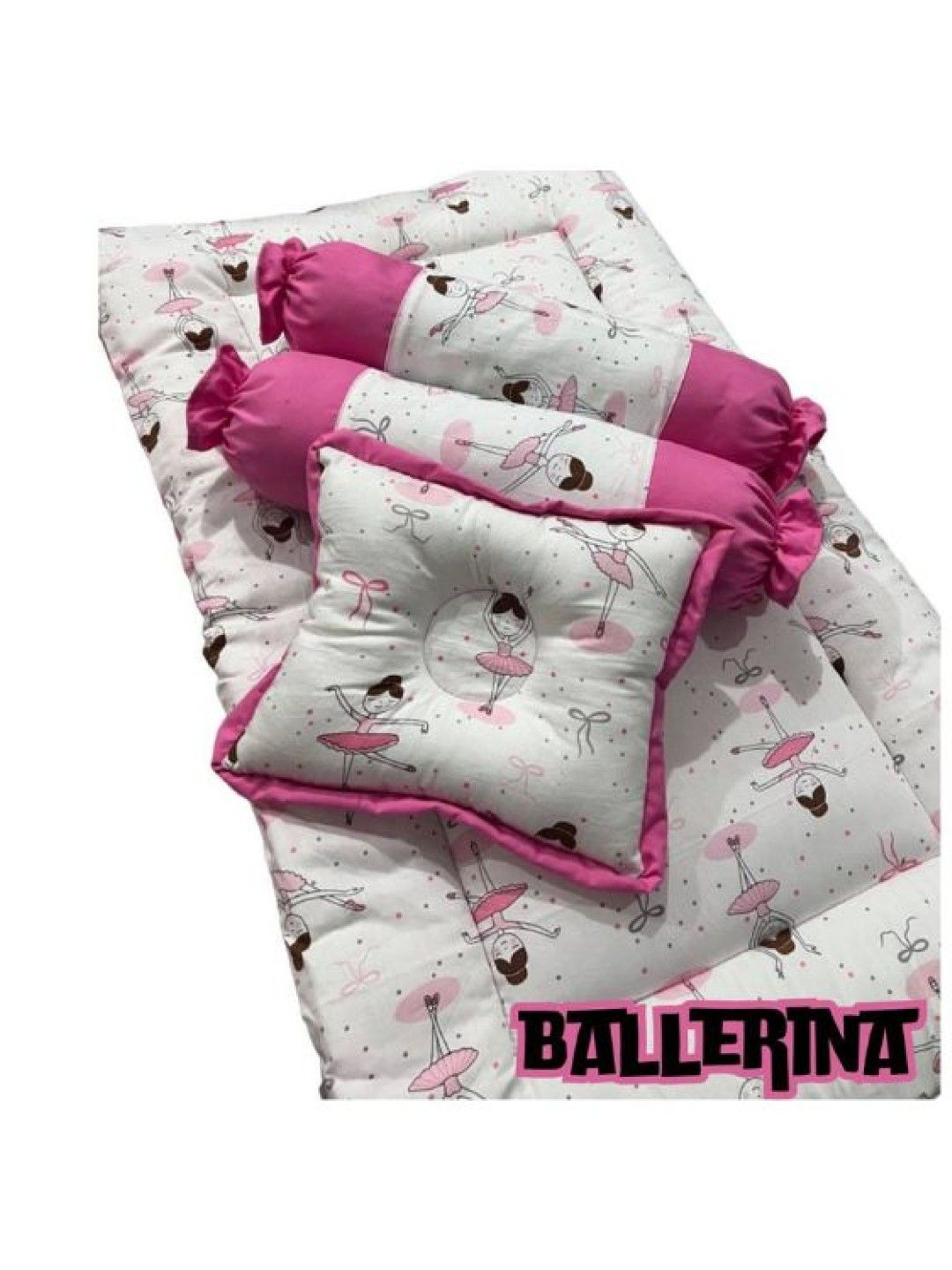 QT Hub 7pc. Baby Bedding Set (Ballerina- Image 1)