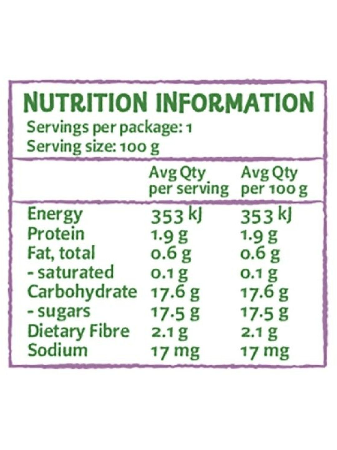 Only Organic Banana Vanilla & Greek Yoghurt Brekkie (100g) (No Color- Image 3)