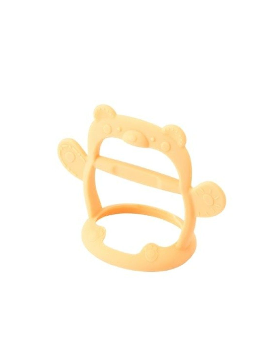 TGM Silicone Bear Wristband Teether with Case (Banana Yellow- Image 3)