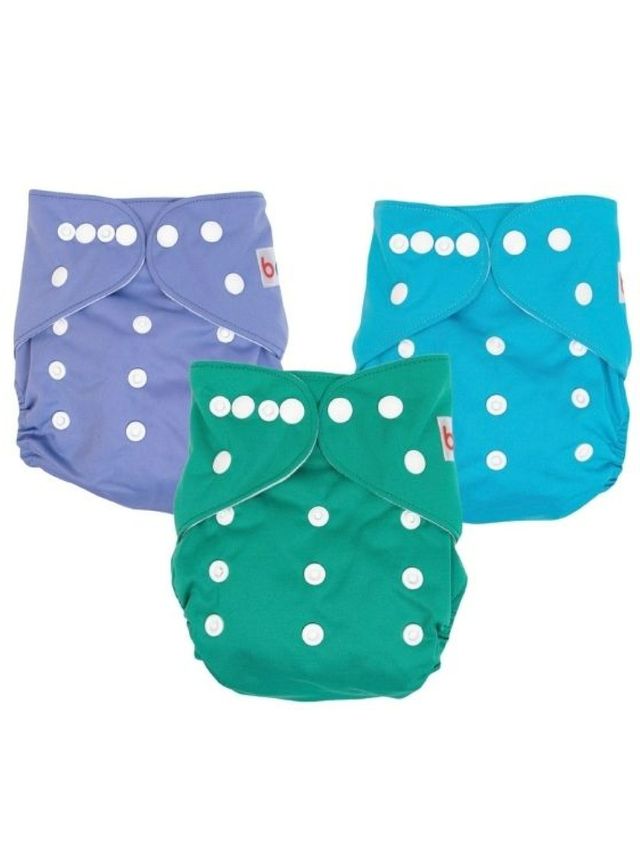 bean Snappies Basic Gear Cloth Diaper (Set of 3)