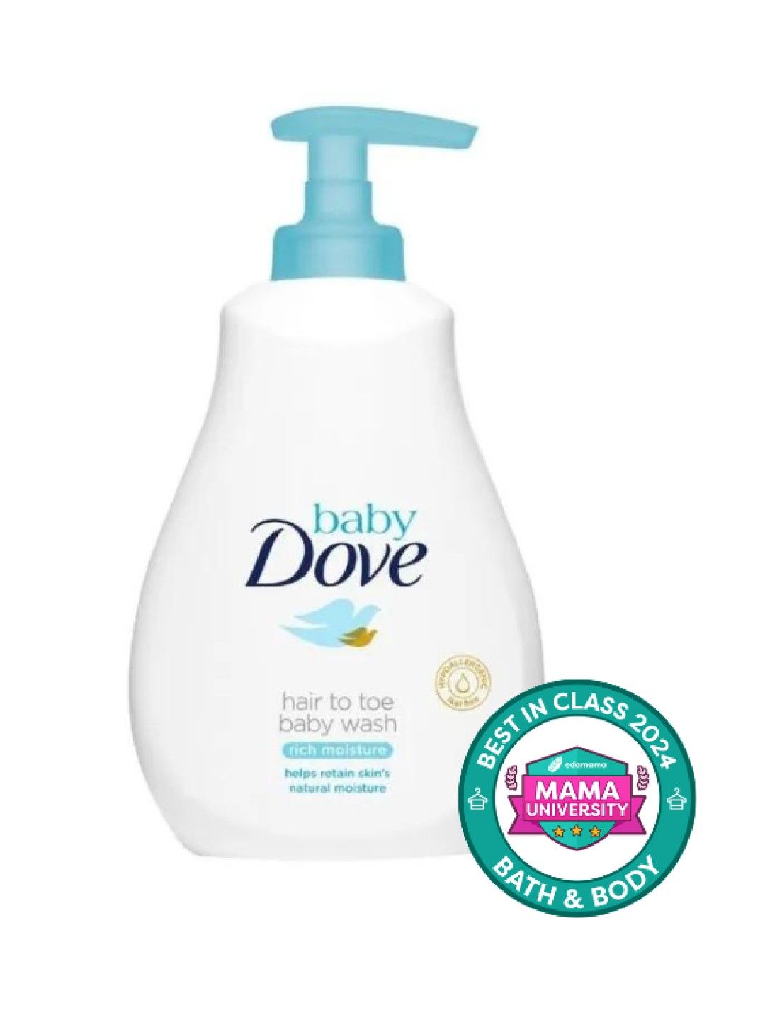 Baby Dove Hair to Toe Wash Rich Moisture (591ml)