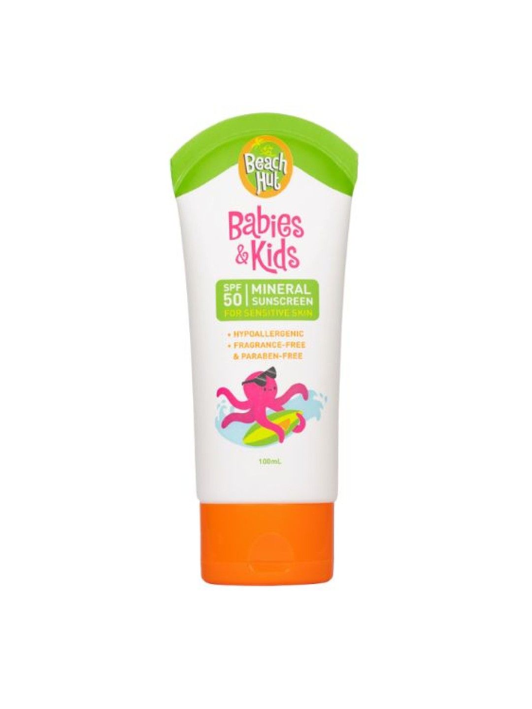 Beach Hut Babies and Kids SPF50 Sunscreen Lotion 100ml (No Color- Image 1)