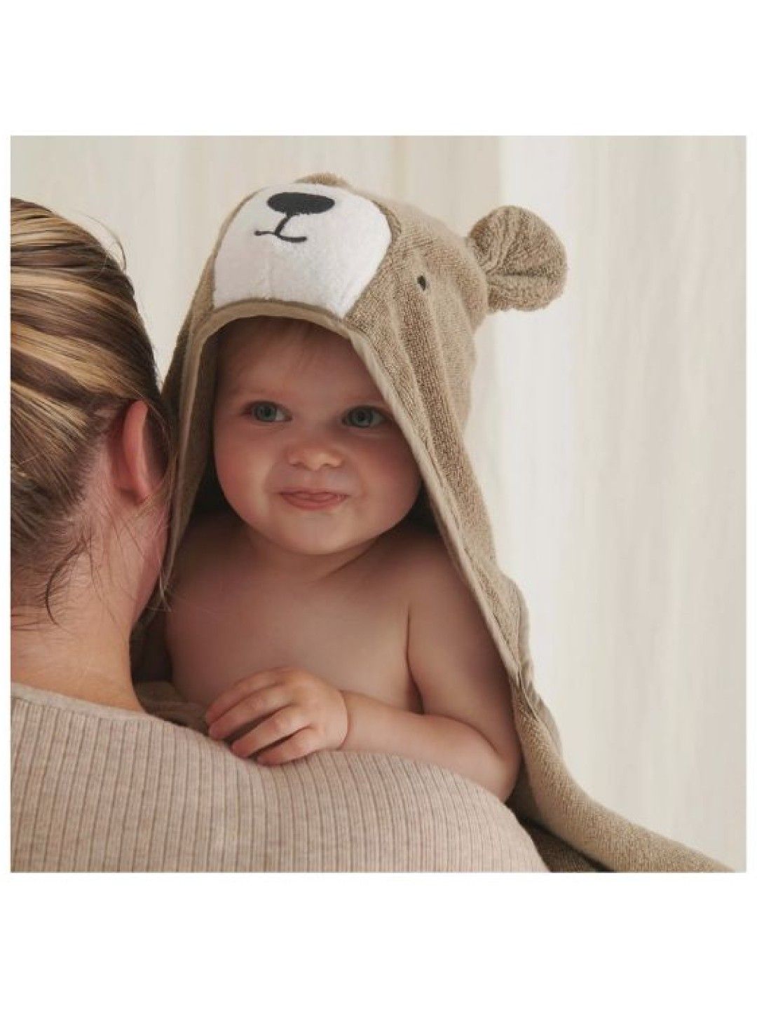 Baby Mori Animal Hooded Toddler Towels - Bear (No Color- Image 2)