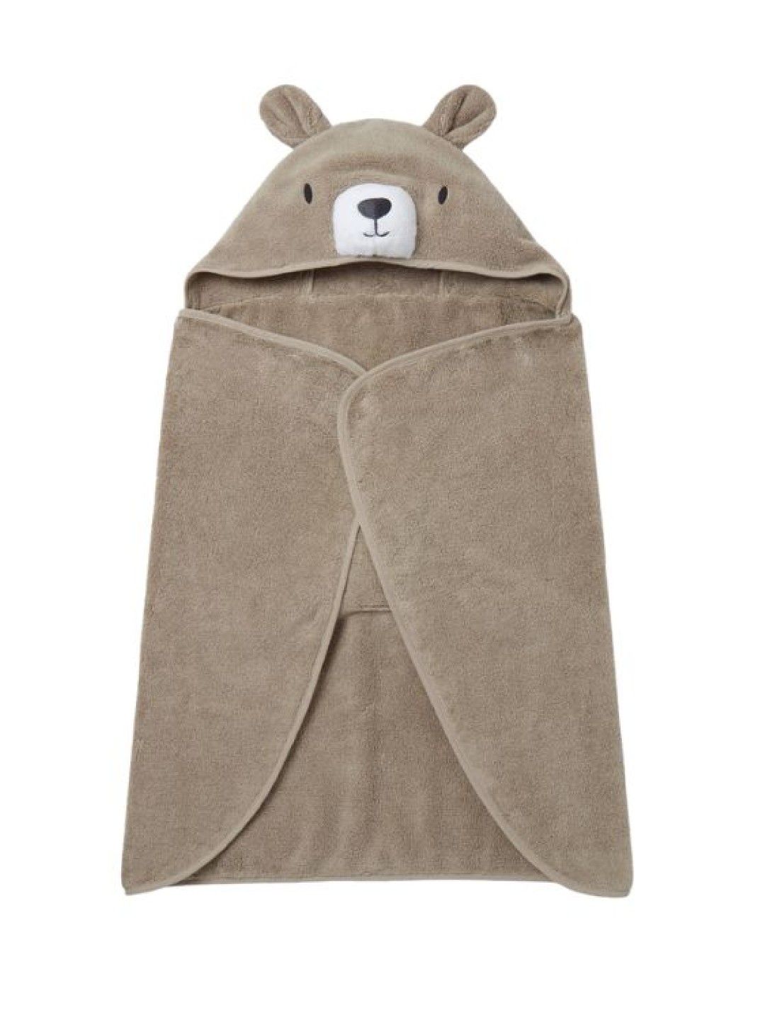 Baby Mori Animal Hooded Toddler Towels - Bear (No Color- Image 1)