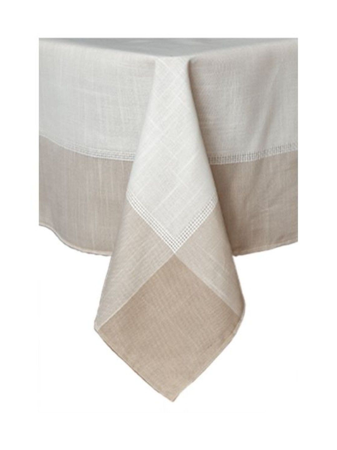 Sunbeams Lifestyle Primeo Premium Yarn Dyed Rectangular Table Cloth (Beige- Image 3)