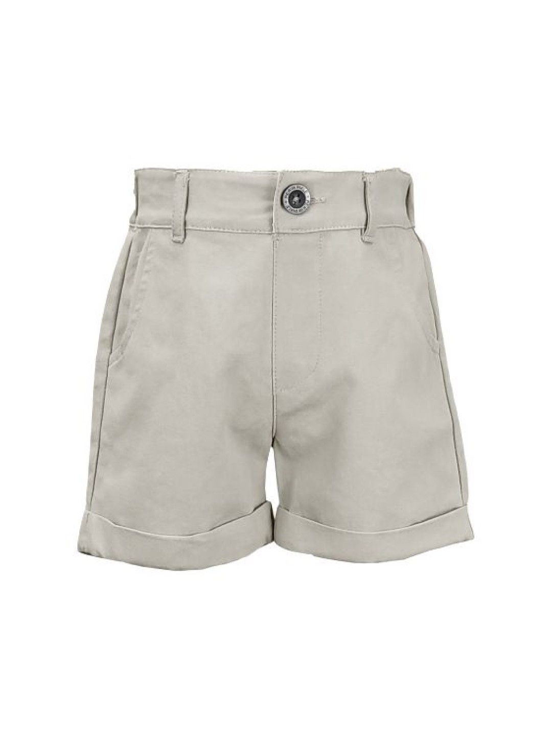 Periwinkle Carly Shorts Turn up Buttons