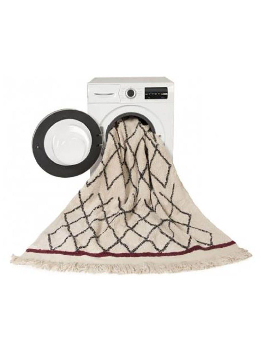Lorena Canals Bereber Crisscross Rug (No Color- Image 2)