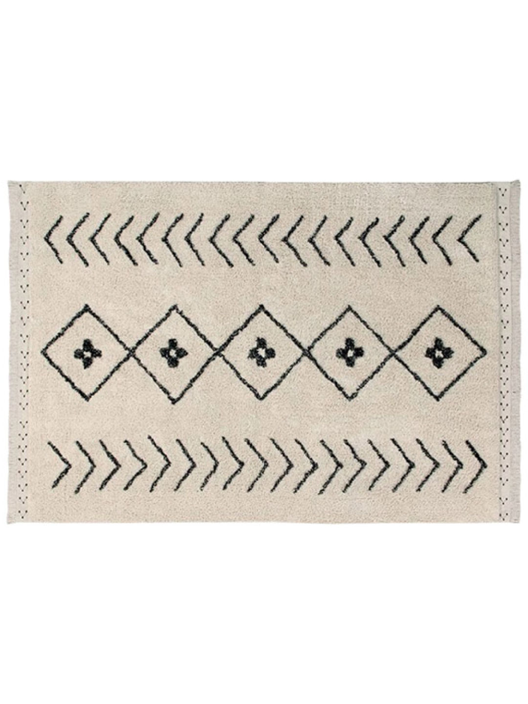 Lorena Canals Bereber Rhombs Washable Rug (No Color- Image 1)