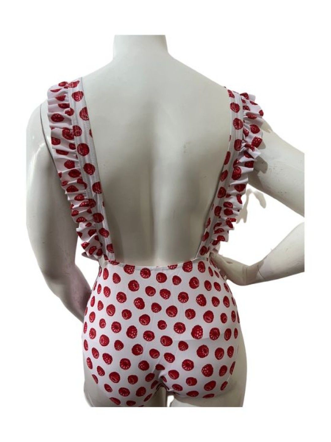 QT Hub Backless Swimwear (Berry- Image 2)