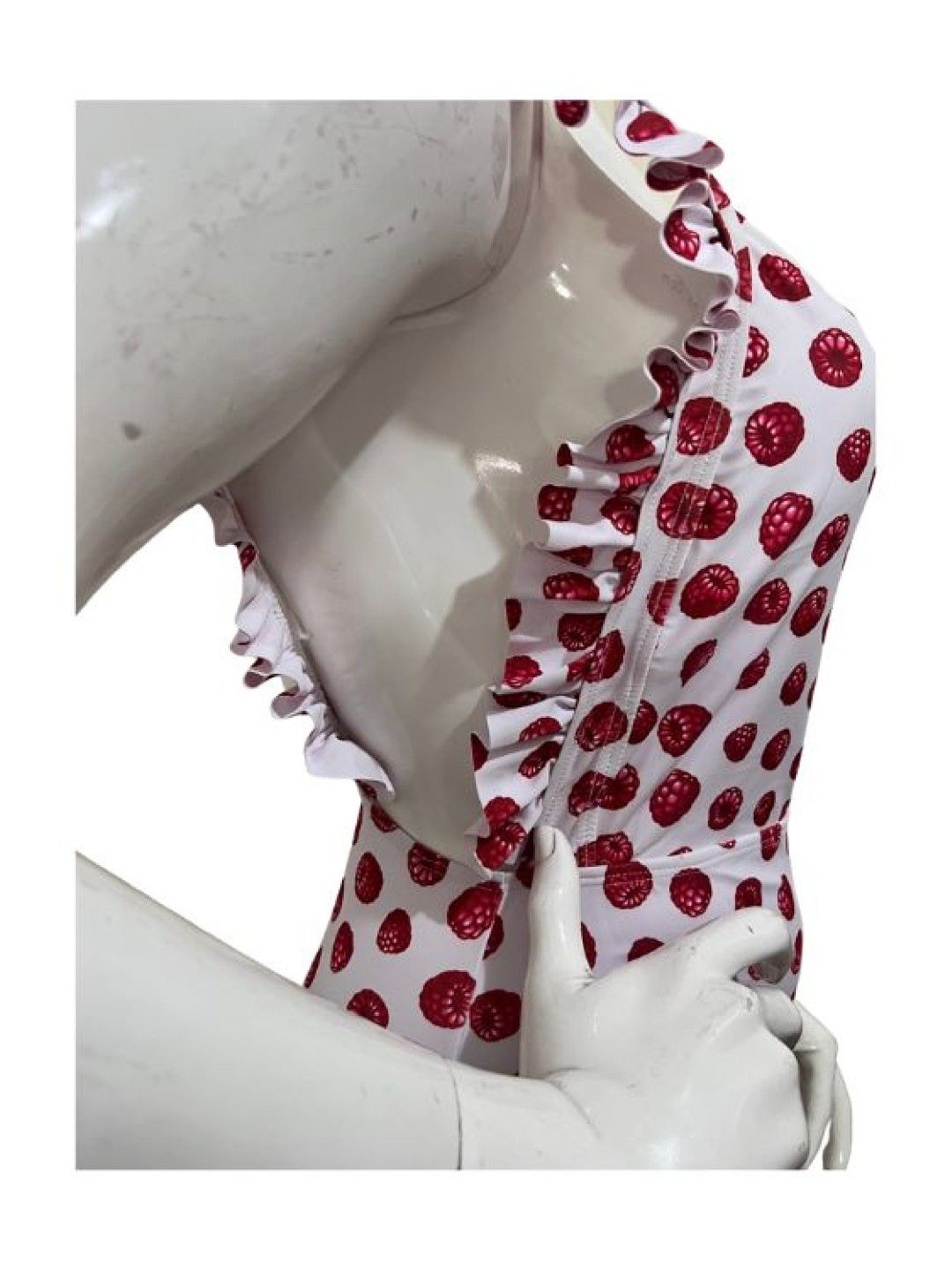 QT Hub Backless Swimwear (Berry- Image 3)