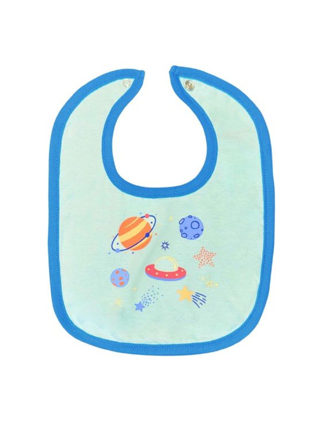 Cotton Stuff 3-piece Snap on Bib (Cosmic Fox- Boy) (No Color- Image 4)