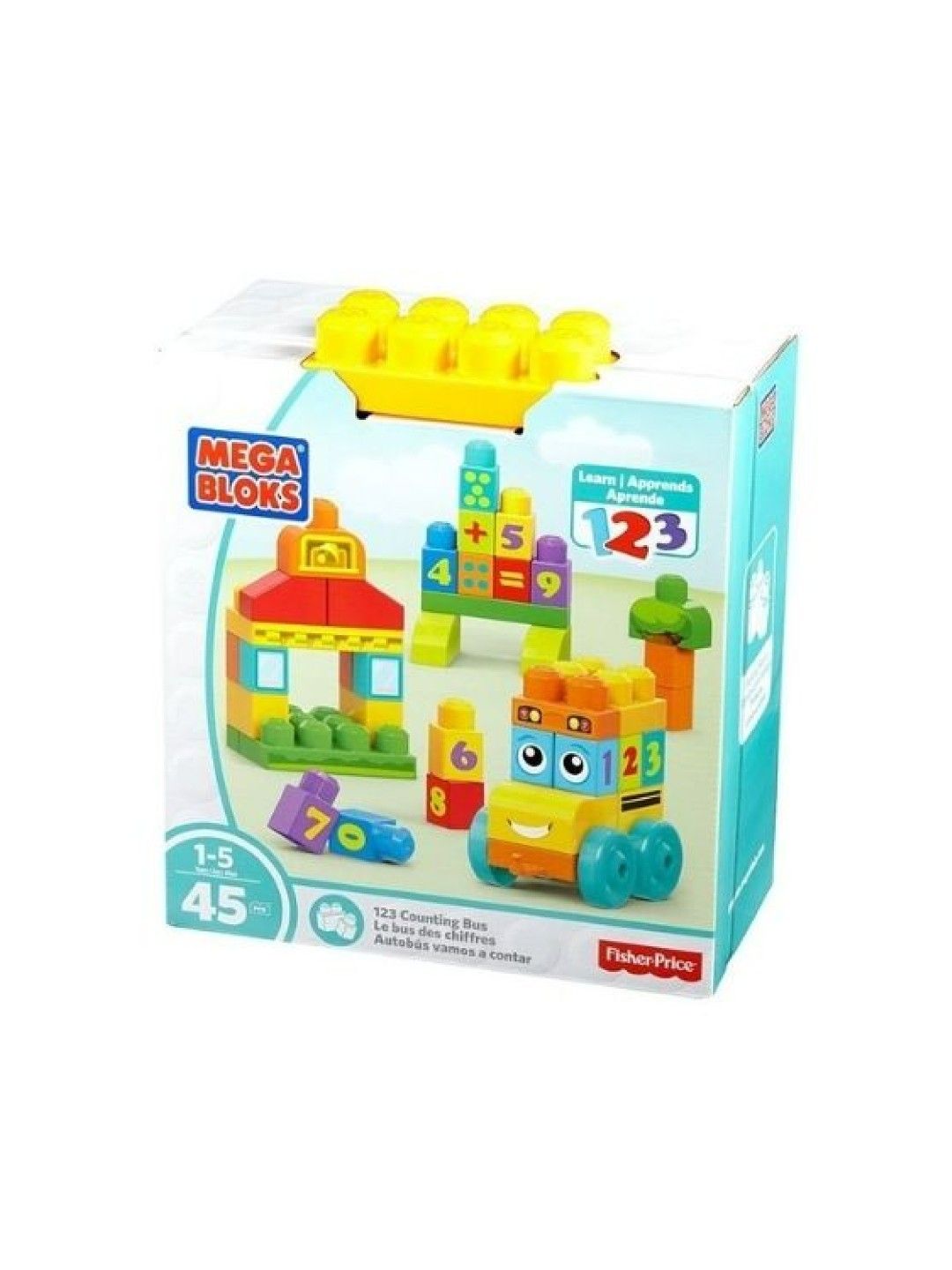 Mega Bloks Big Builders 123 Bus