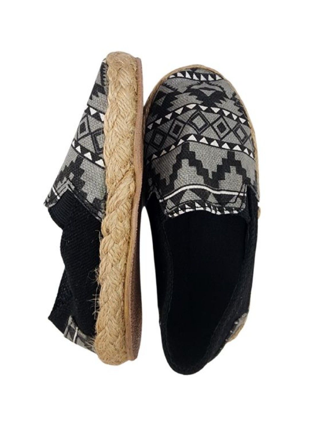 Seams 195 Baby Espadrille Shoes (Black- Image 2)