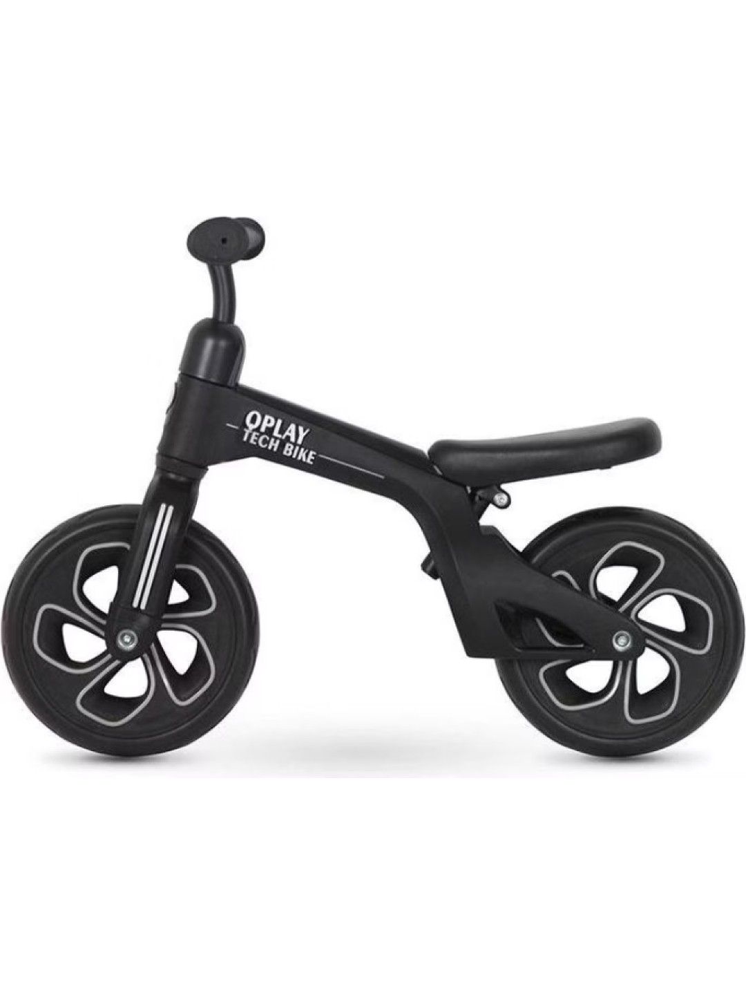 QPlay TECH 10-inch Balance Bike (Black- Image 4)