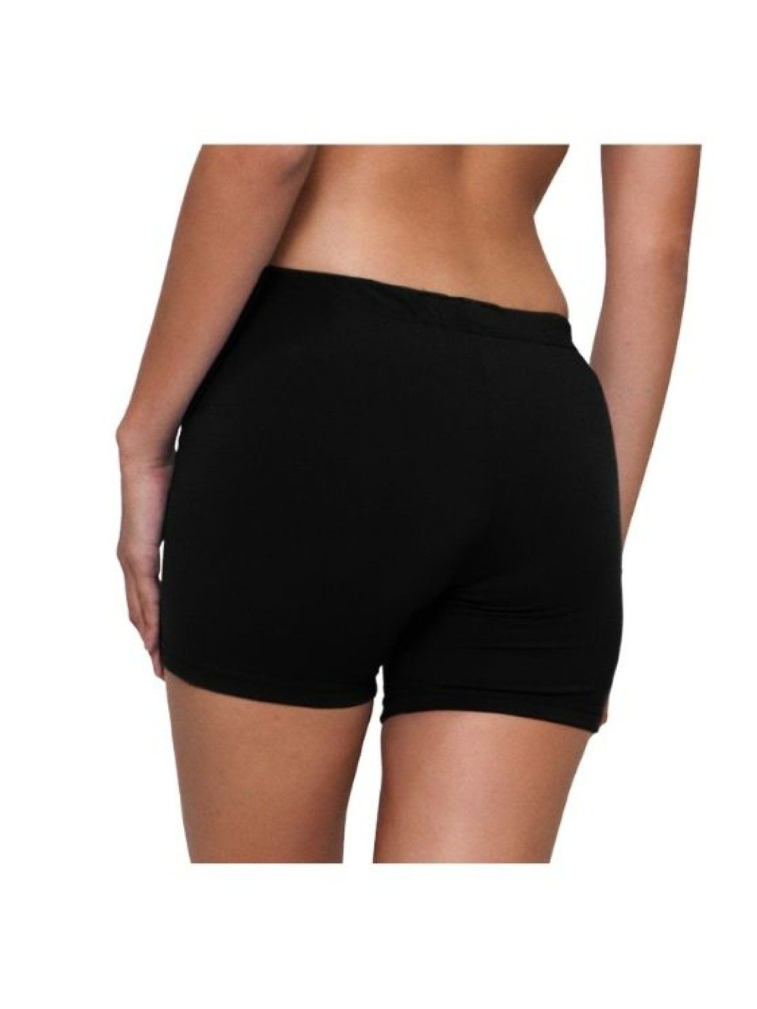 Womanly Ladies Compression Shorts (LCS5) (Black- Image 3)