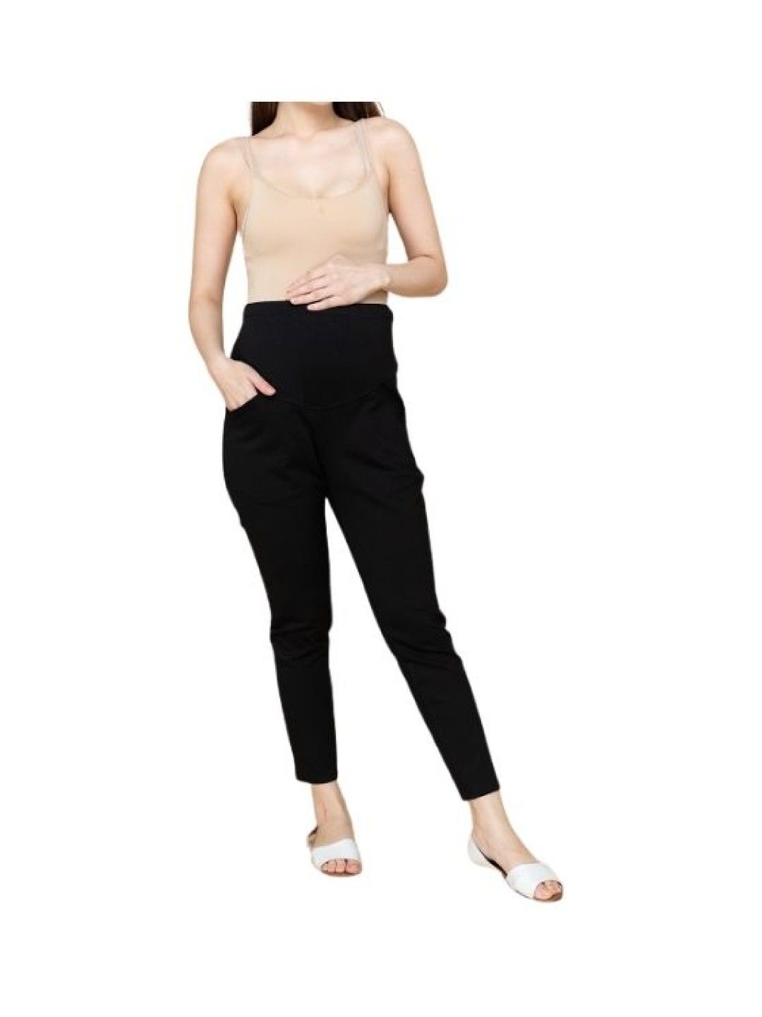 Mother2Be Jerome Maternity Pants (Black- Image 3)