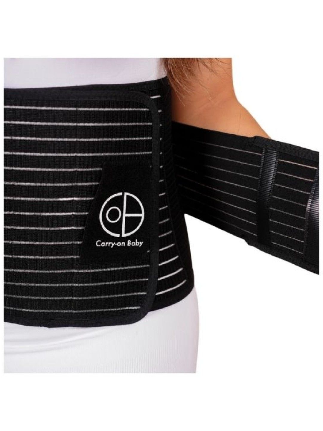 Carry-on Baby Postpartum Tummy Control Belly Wrap (Black- Image 3)