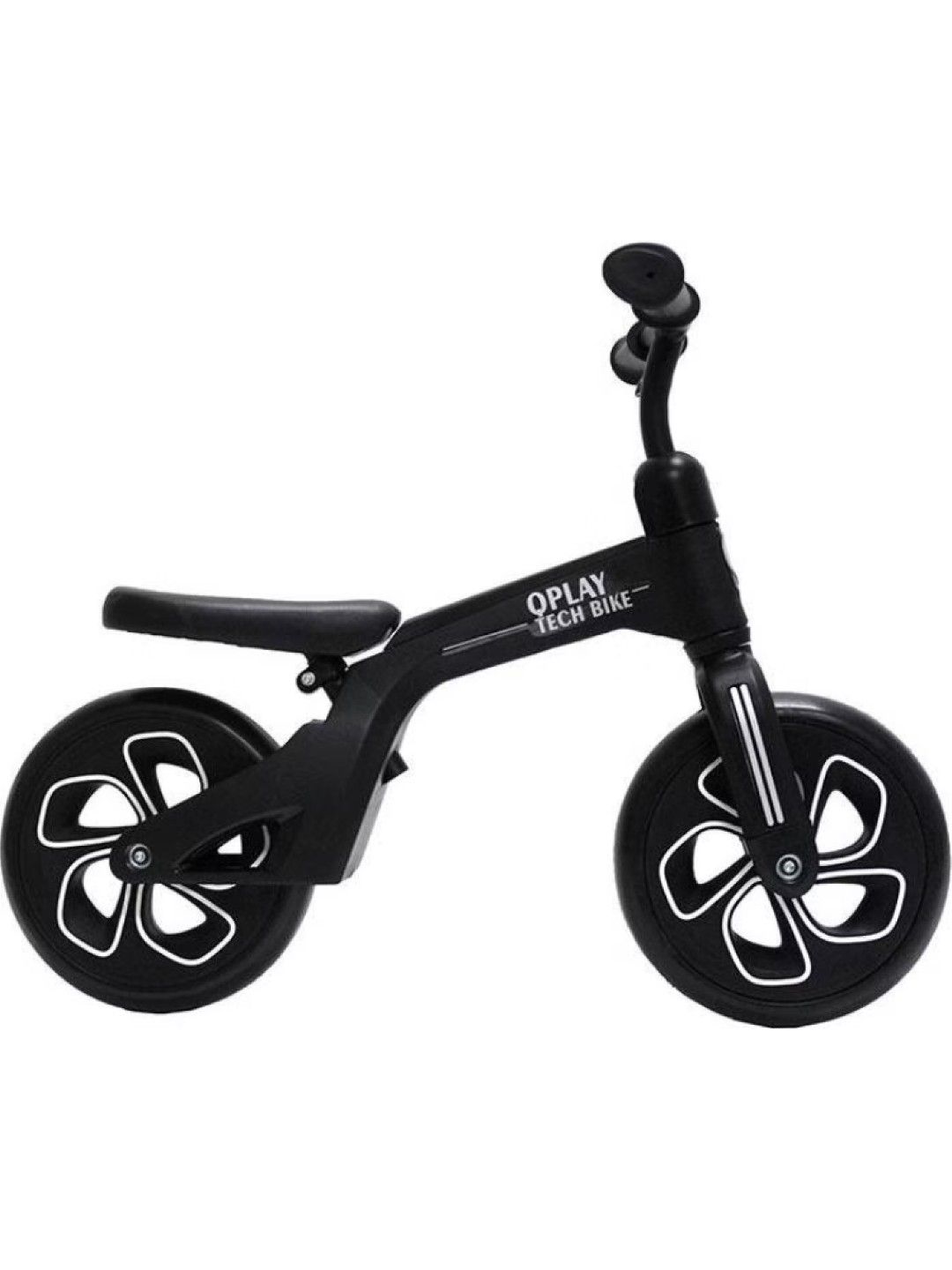 QPlay TECH 10-inch Balance Bike (Black- Image 3)