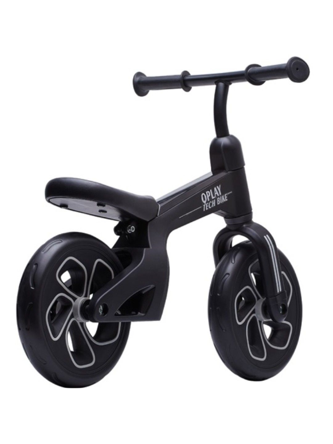 QPlay TECH 10-inch Balance Bike (Black- Image 2)