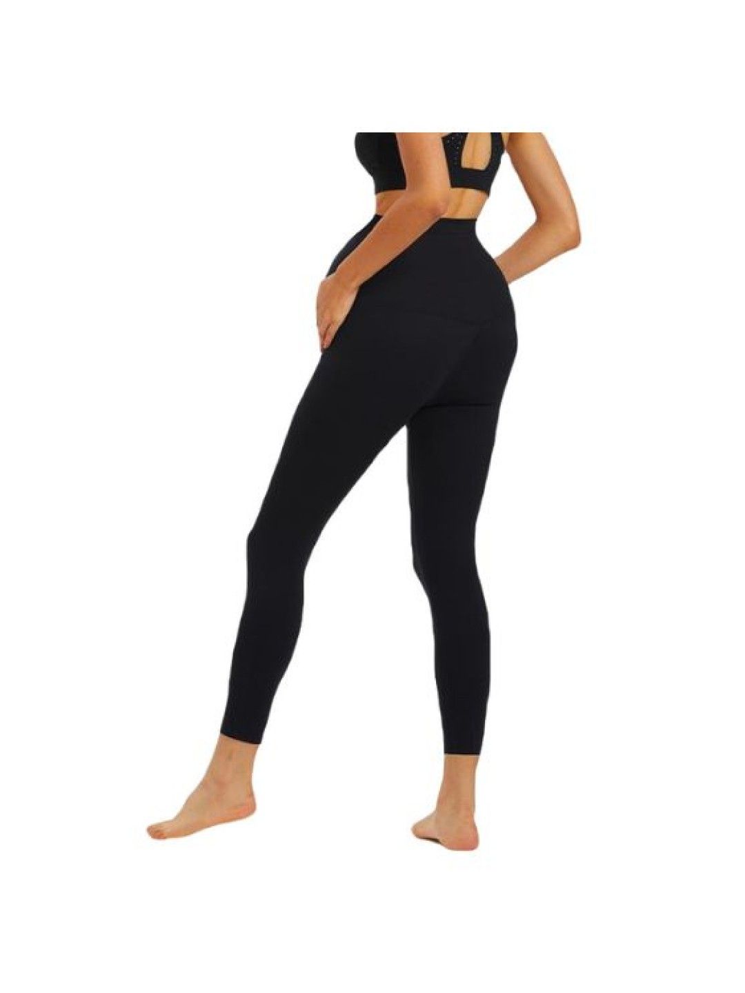 MOOIMOM Active Belly Cover Maternity Leggings (Long) (Black- Image 3)