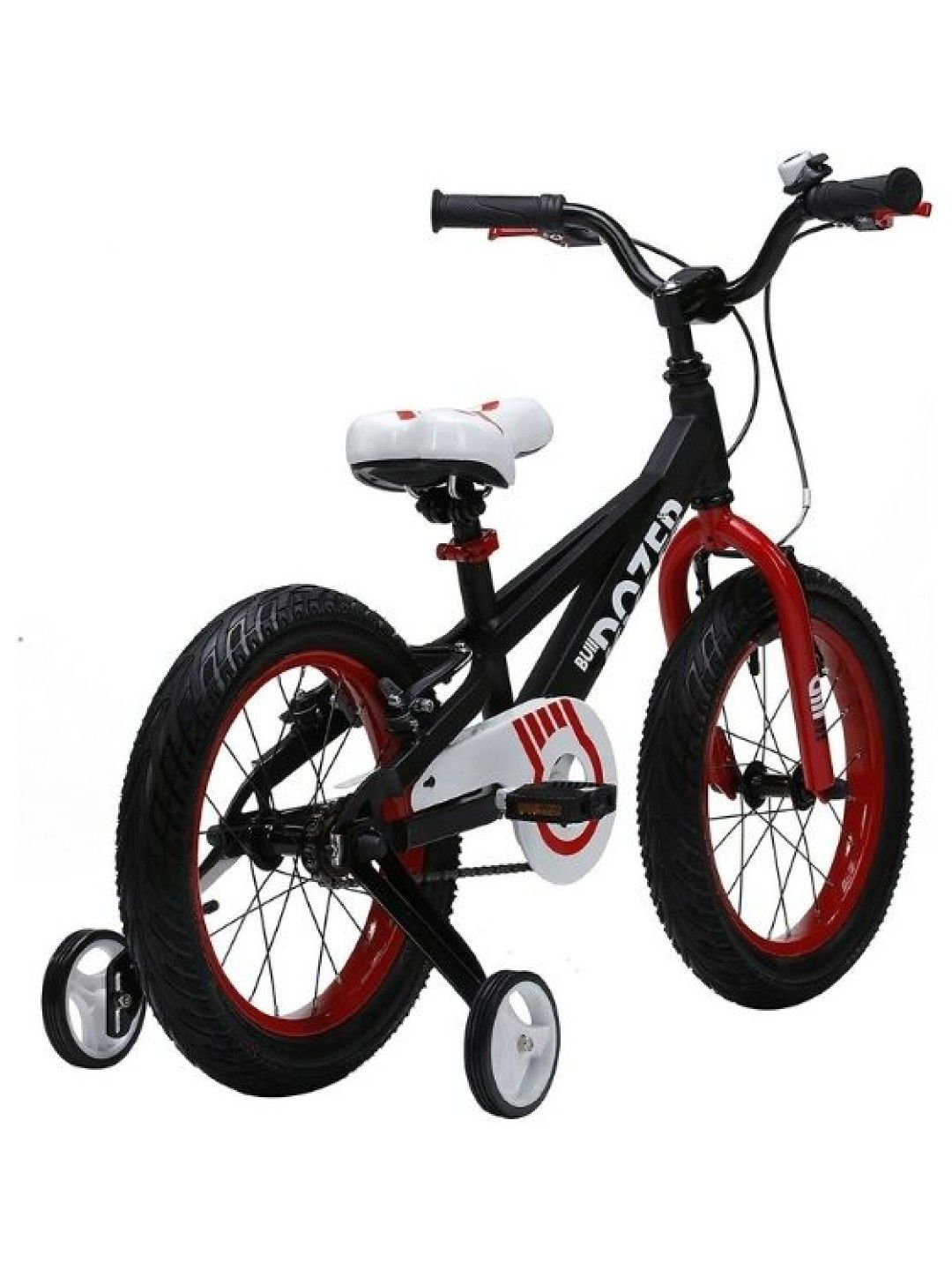 RoyalBaby Royalbaby Bulldozer Kids Bike 18" (18-23) (Black- Image 3)