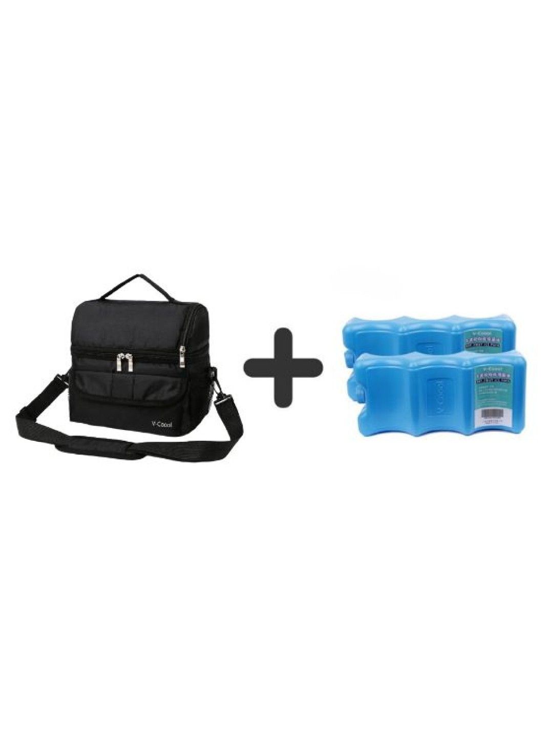 V-coool Thermal Cooler Tote Insulated Bag with Ice Bricks