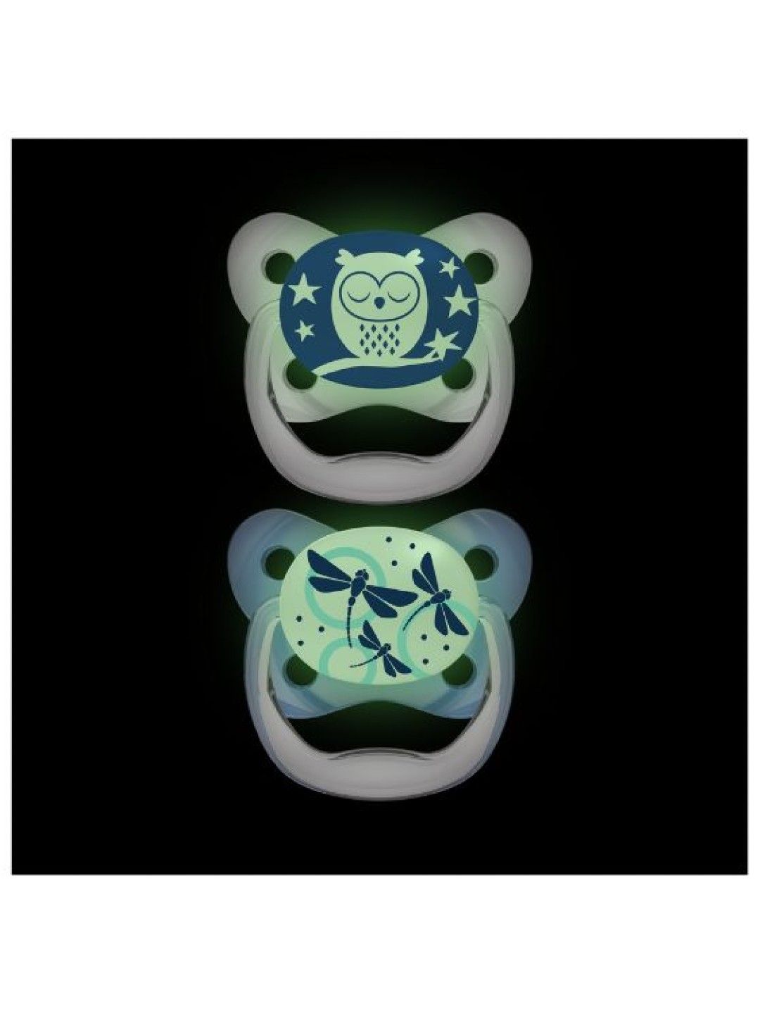 Dr. Brown's Pacifier Glow in the Dark Prevent Butterfly Shield Stage 1 (2-Pack) (Blue- Image 3)