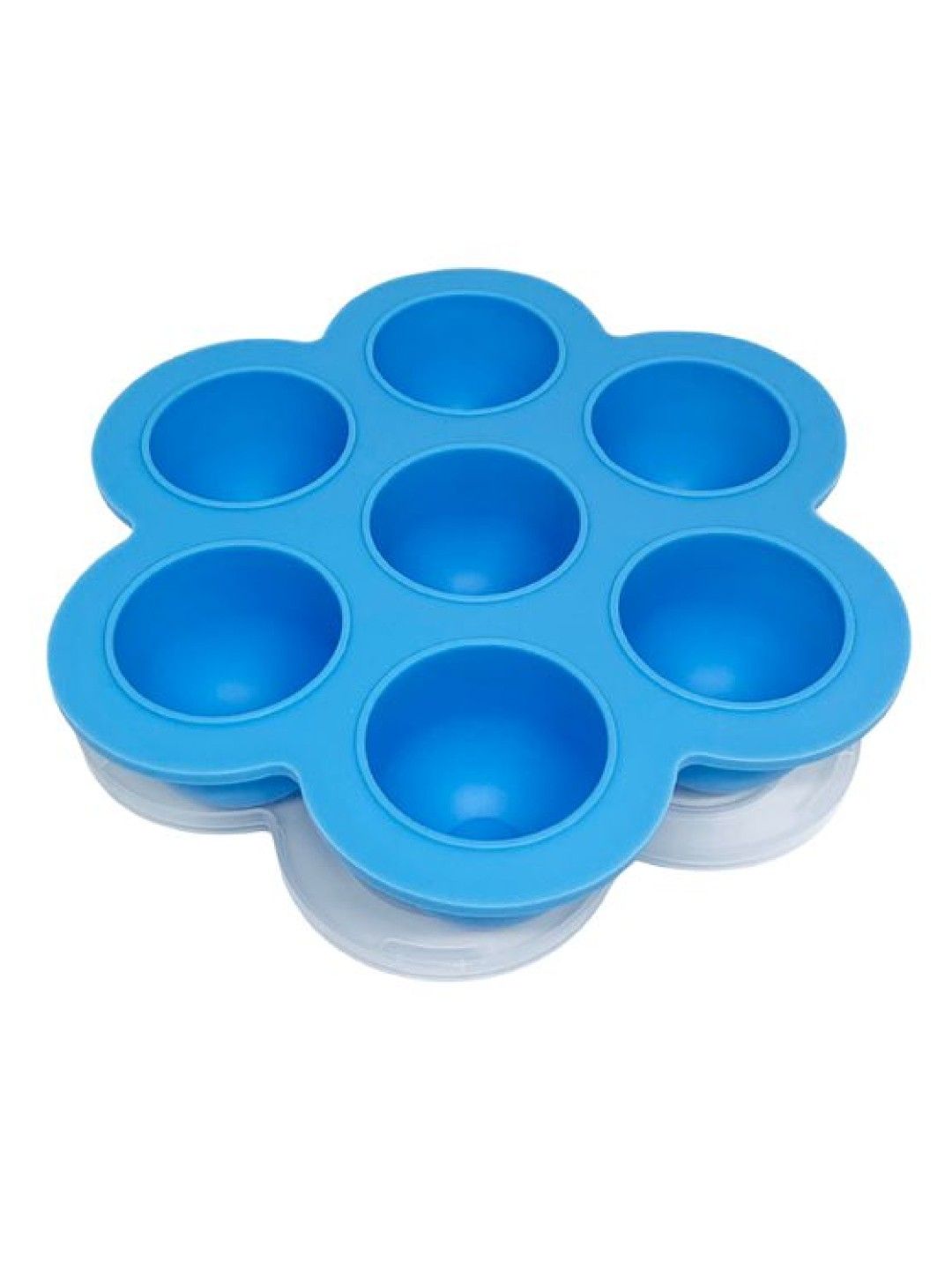 Mason Cubes PH Silicone Freezer Tray (7 Cavities) (Blue- Image 2)