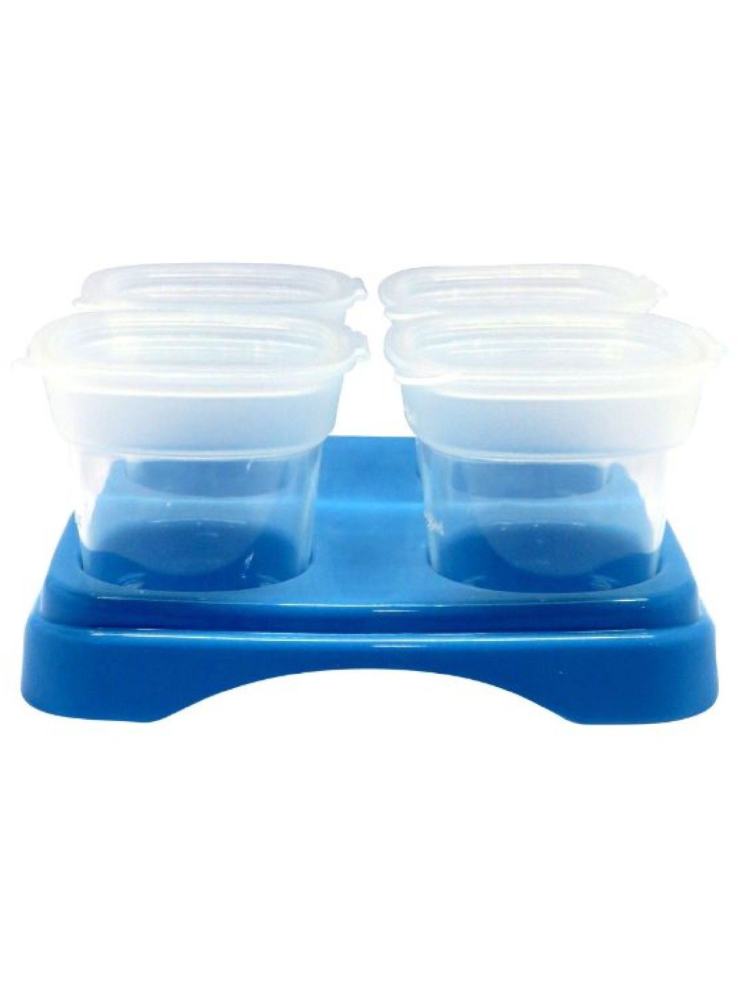 Bebeta Feeding Dish for Baby Food Freezer Cubes With Tray (Blue- Image 2)