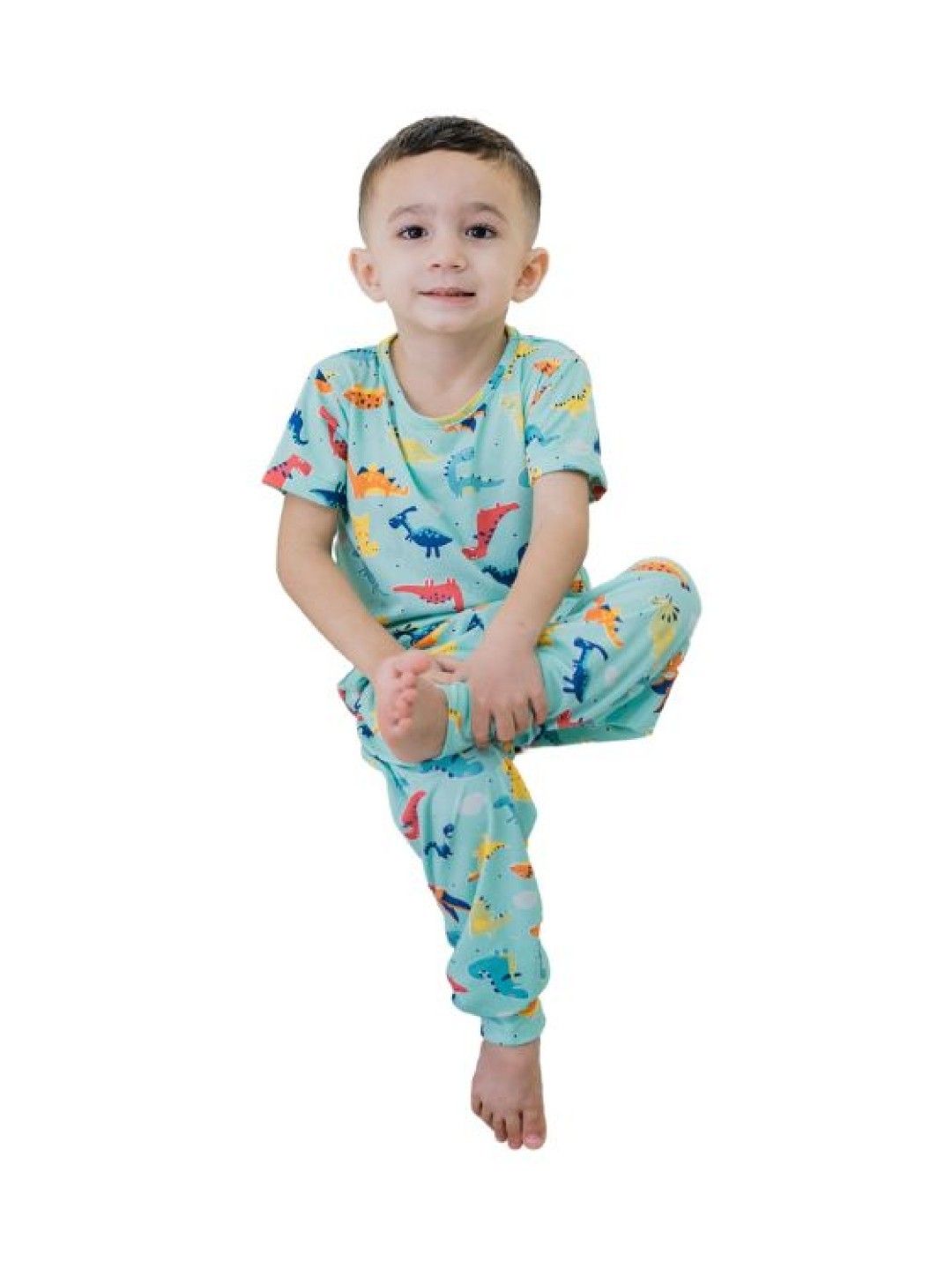 bean fashion Dinosaur Shortsleeves Pajama Set