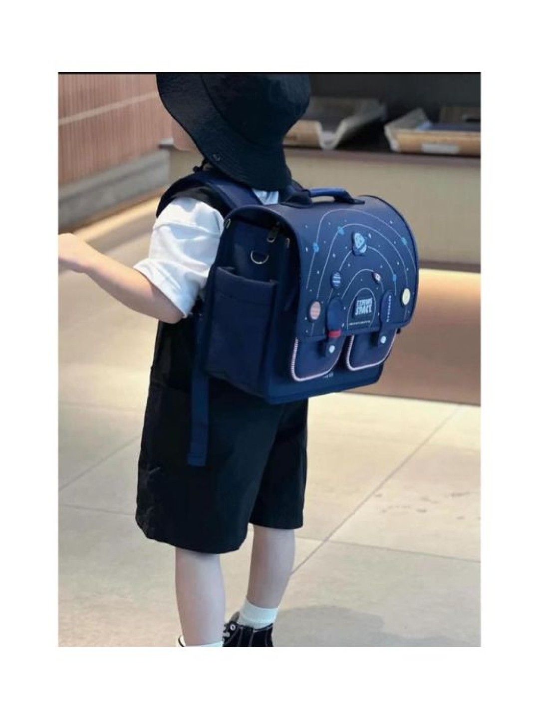 Zoy Zoii B66 Retro Backpack Blue (Blue- Image 2)