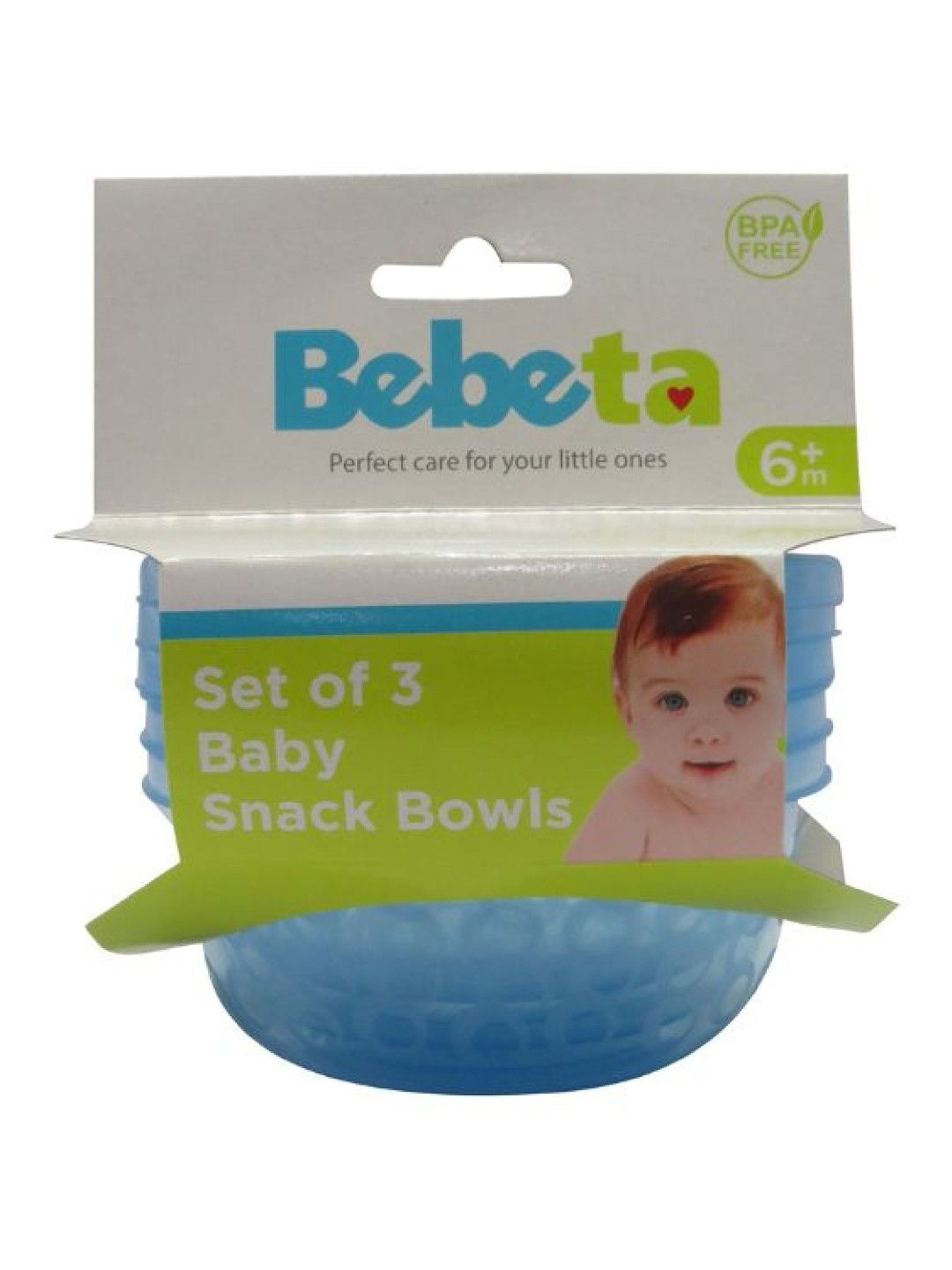 Bebeta Feeding Dish Bowl With Lid 3-pack (Blue- Image 3)