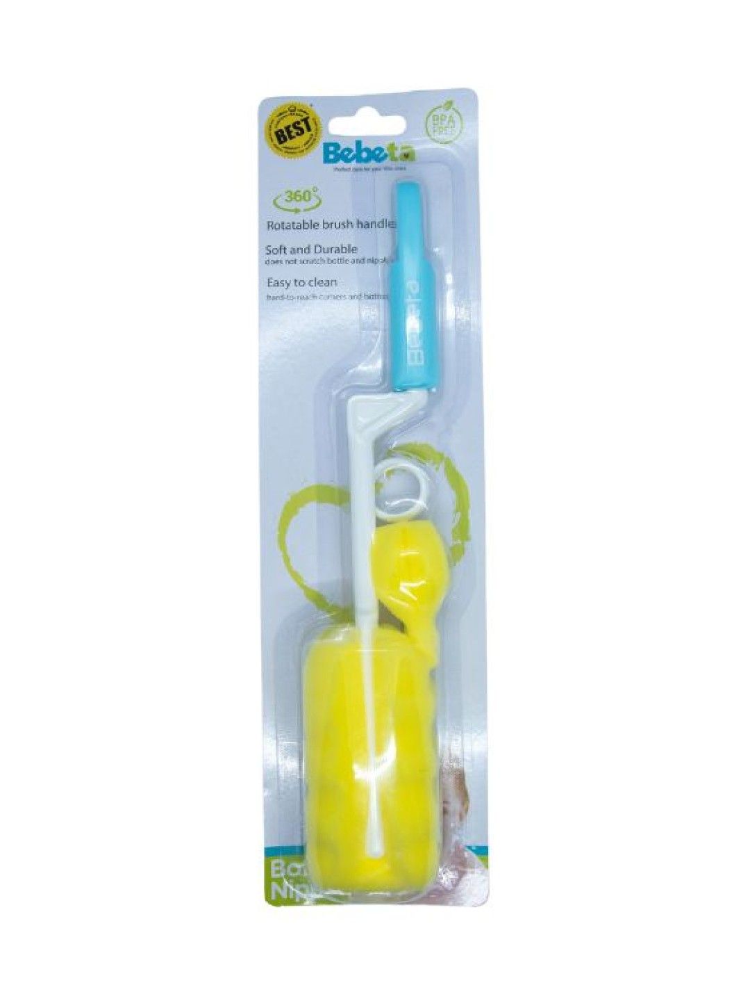 Bebeta Foam Bottle & Nipple Brush (Blue- Image 3)