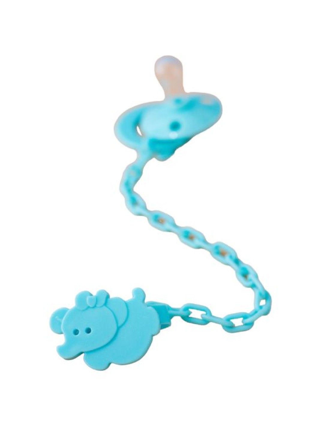 Bebeta Silicone Pacifier with Holder and Cover (Blue- Image 3)