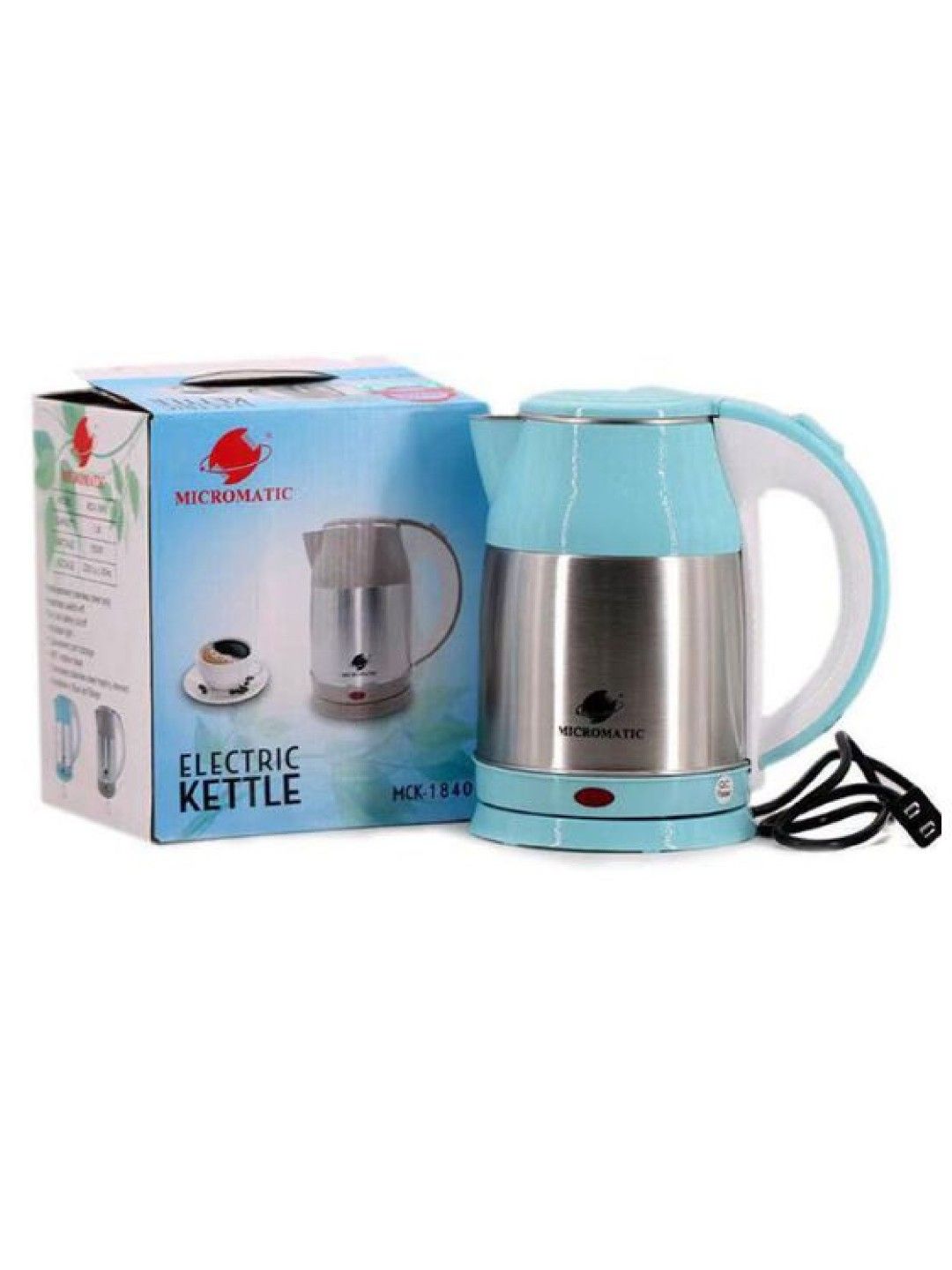 MICROMATIC MCK-1840 Electric Kettle 1.8L (Blue- Image 3)
