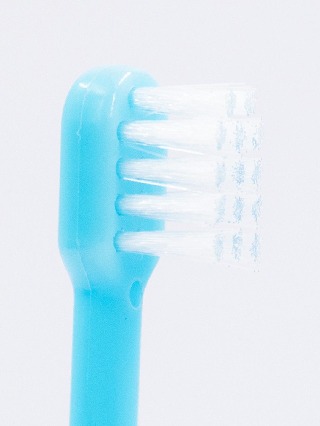 SansFluo Baby Toothbrush (5mos-2yo) (Blue- Image 3)